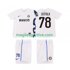 Completo Calcio Inter Milan VENTOLA 78 2010 2011 Retro Bambino Divisa Trasferta